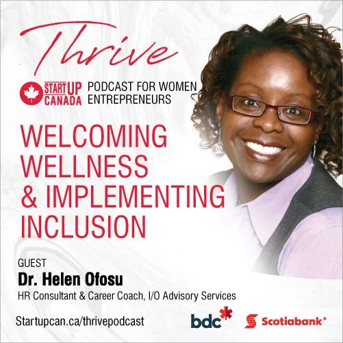 Thrive Podcast episode artwork featuring Dr. Helen Ofosu